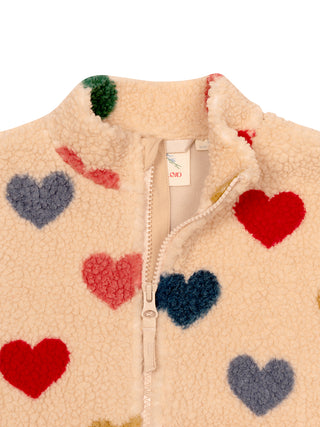 Jody Teddy-Fleecejacke GRS - Bon Coeur - Beige