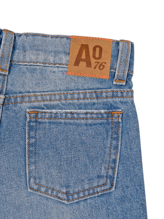 Leyla Middle Jeanshose - Blau