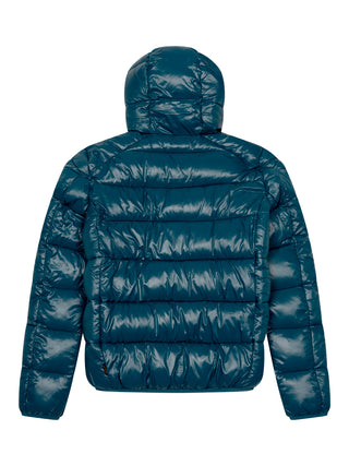 Artie Pufferjacke mit Kapuze - Petrol