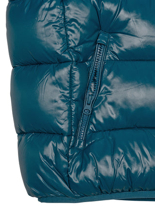 Artie Pufferjacke mit Kapuze - Petrol