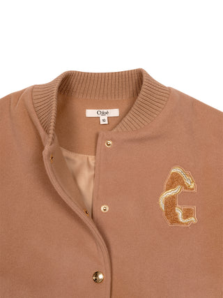 Collegejacke - Beige