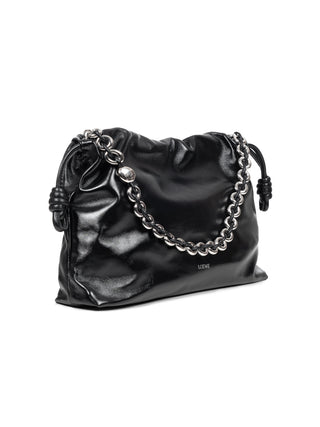 Große Flamenco in Schwarz mit Silber