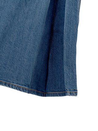 The Wave Wide Denim-Jeans - Blau