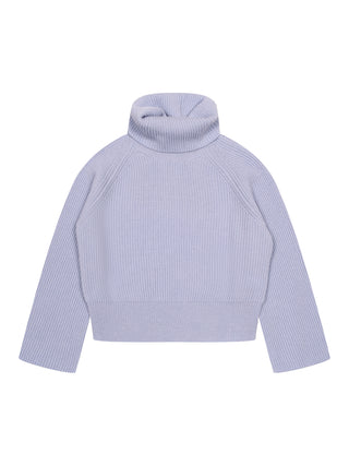 Rania Strickpullover aus Wolle und Kaschmir - Hellblau