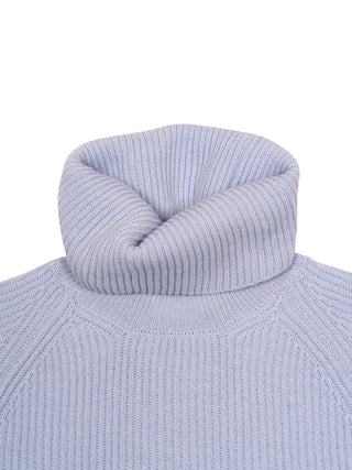 Rania Strickpullover aus Wolle und Kaschmir - Hellblau