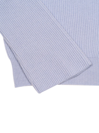 Rania Strickpullover aus Wolle und Kaschmir - Hellblau