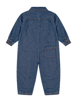 Gefütterter Jeans-Overall „Vitus“ - Denim-Blau
