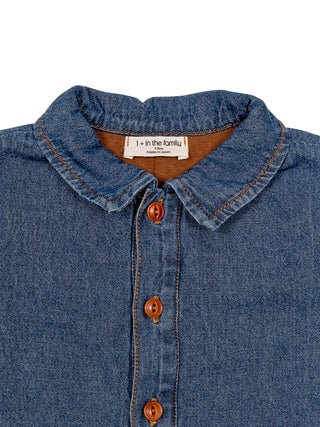 Gefütterter Jeans-Overall „Vitus“ - Denim-Blau