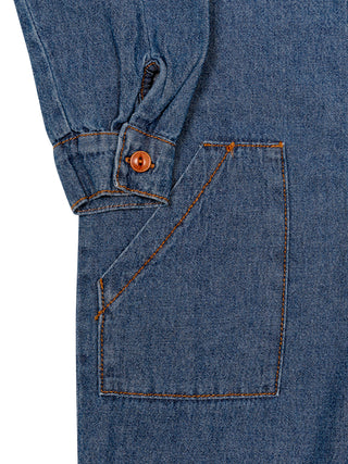 Gefütterter Jeans-Overall „Vitus“ - Denim-Blau