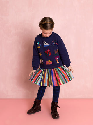 Hak Sweatshirt mit Stickerei