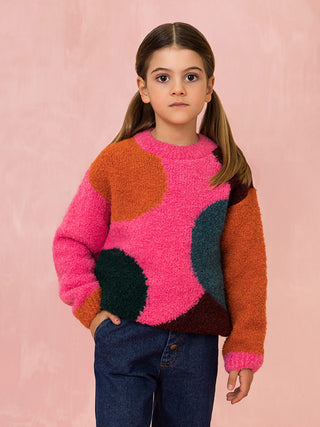 Kek Pullover mit Nessy Dots und Alpaka