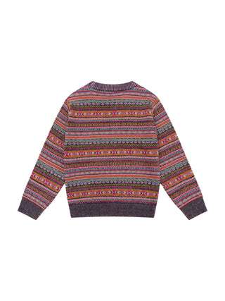 Kek Pullover mit Mustervariation