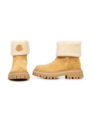 Petit Aurea Mid Stiefel aus Wildleder - Camel-Beige