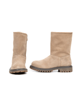 Schaffellstiefel - Beige