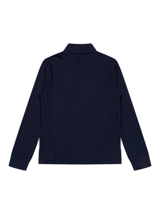 Troyer aus Baumwolle - Navy
