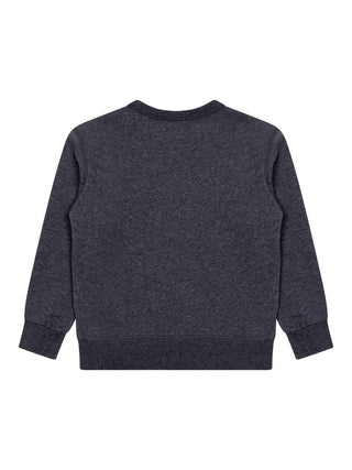 Sweatshirt mit Polobär - Grau meliert