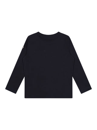 LS Shirt mit Brusttasche - Navy
