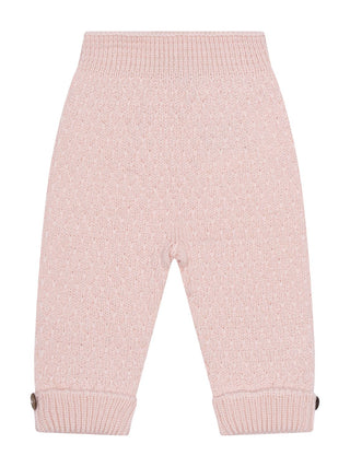 Strickhose aus Wolle - Rosa