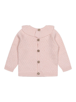 Strickpullover aus Merinowolle - Rosa