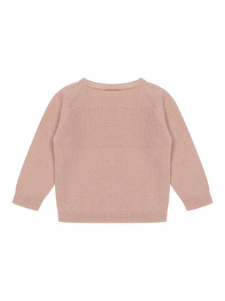 Strickjacke aus Woll-Kaschmir-Mix - Medium Pink