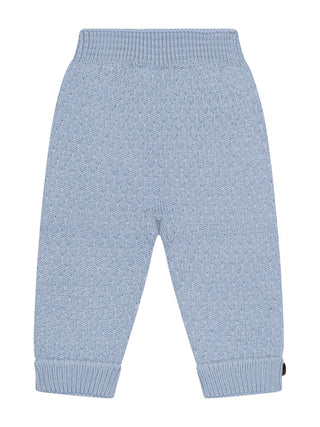 Strickhose aus Wolle - Blau