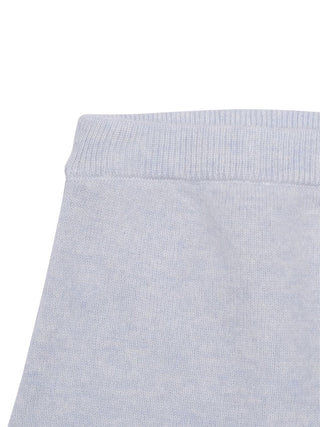 Zweiteiliges Strickset aus Wolle und Kaschmir - Blau