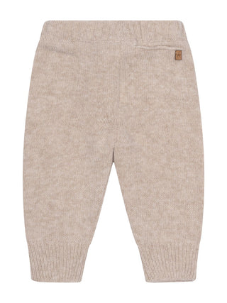 Strickhose aus Merinowolle - Beige