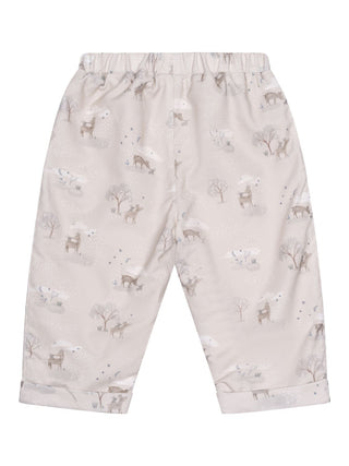 Bombazine-Hose Waldtiere - Beige
