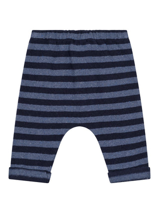 Uriel gestreifte Hose - Denimblau