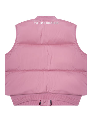 Wattierte Steppweste - Rosa