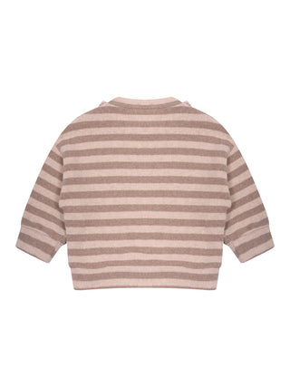 Dirk gestreifter Pullover - Nude