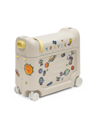JetKids BedBox Aufsitzkoffer Moonglow White
