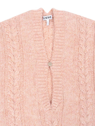 Wollpullover mit V-Ausschnitt