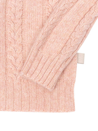 Wollpullover mit V-Ausschnitt