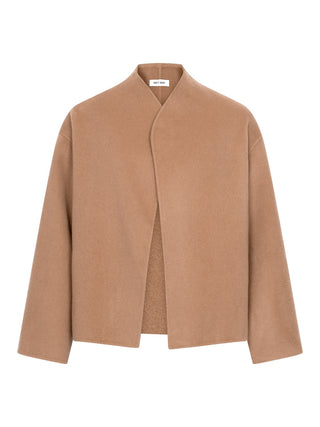 Kurze Jacke in Camel