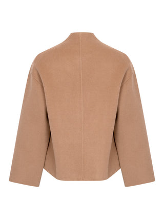 Kurze Jacke in Camel