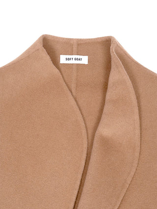 Kurze Jacke in Camel