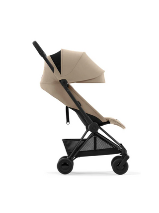 Coya Reisebuggy in Matt Black-Cozy Beige