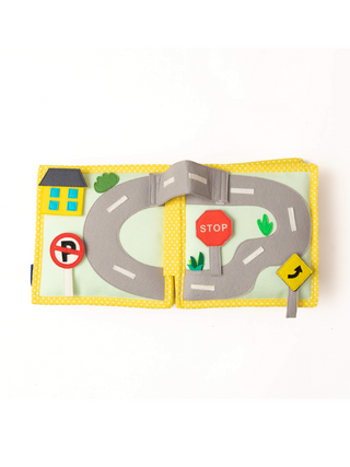 Mini Quiet Book - Mein erster Bagger