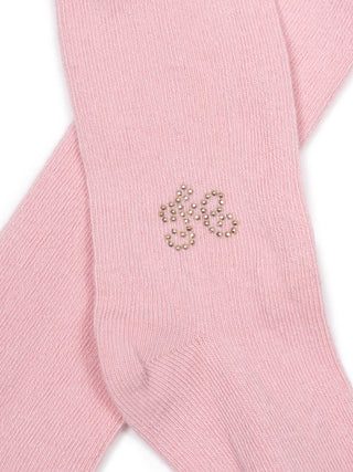 Strumpfhose aus Baumwolle - Rosen Pale