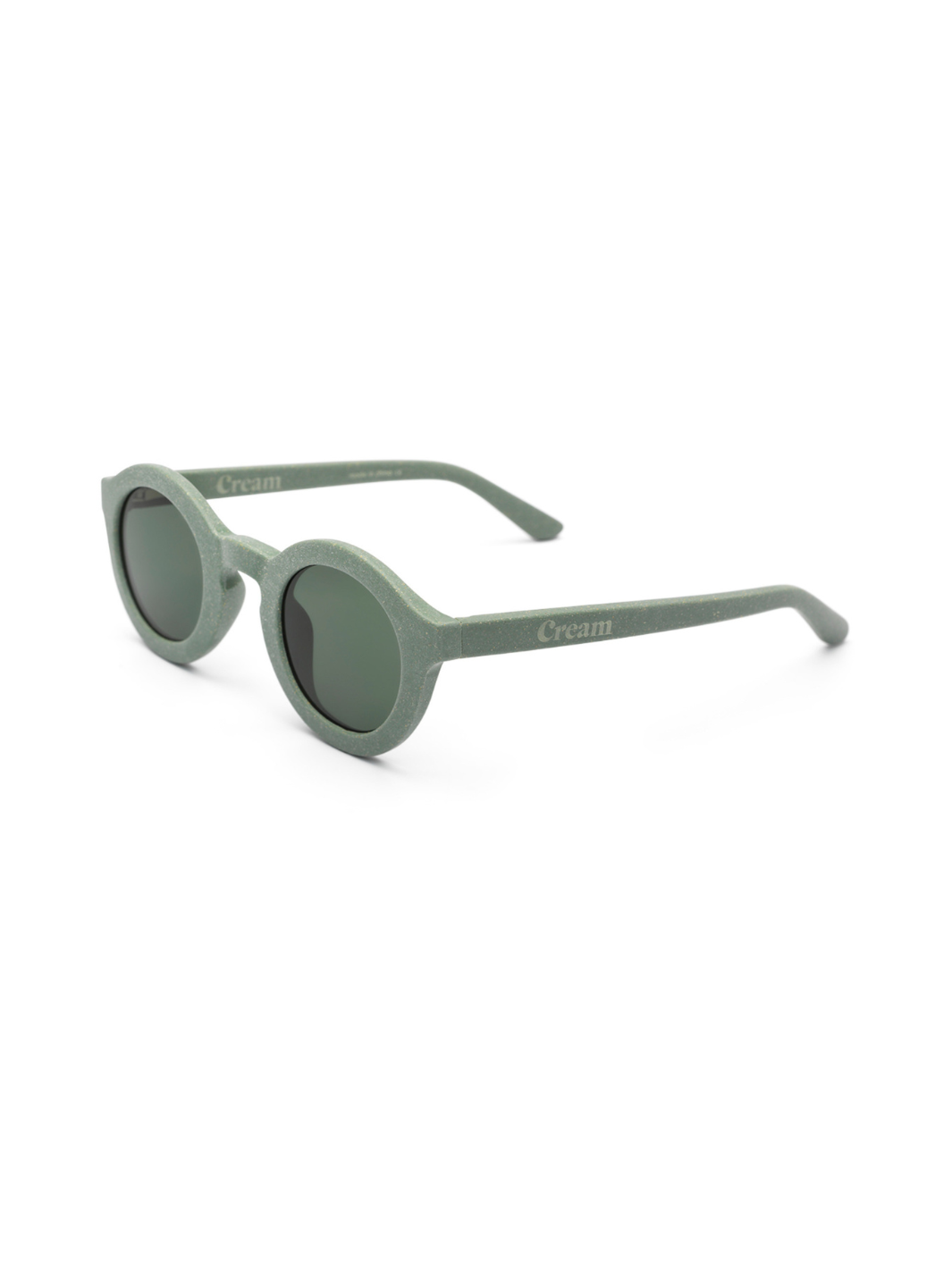 Sonnenbrille mit runden Gläsern - Olive