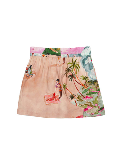 Shorts Day-on-the-beach-Print - Multicolor