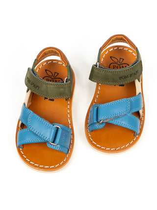 Waff Jimy Sandalen - Bleu/Beige