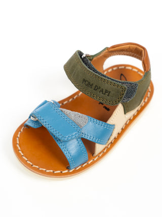 Waff Jimy Sandalen - Bleu/Beige