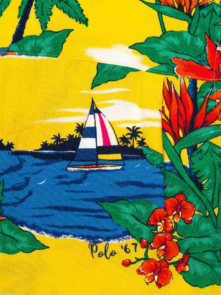 Hawaii-Hemd Club Sail - Gelb