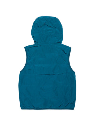 Steppweste mit Sonnenbrille - Blau