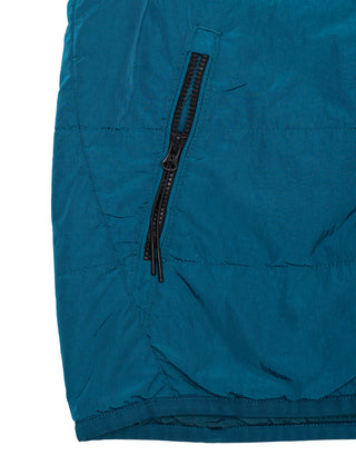 Steppweste mit Sonnenbrille - Blau