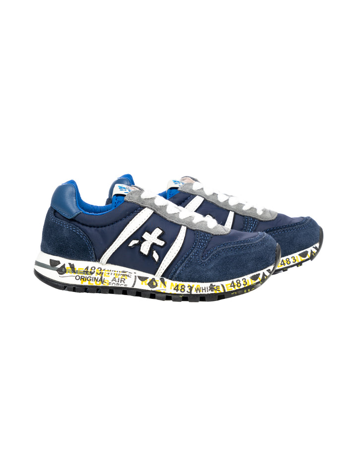 Sky Sneakers mit Logo-Patch - Navy/Grey