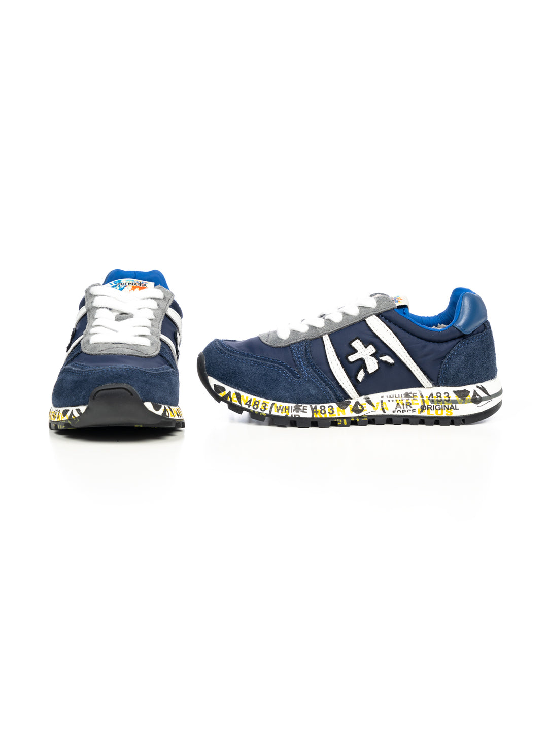 Sky Sneakers mit Logo-Patch - Navy/Grey