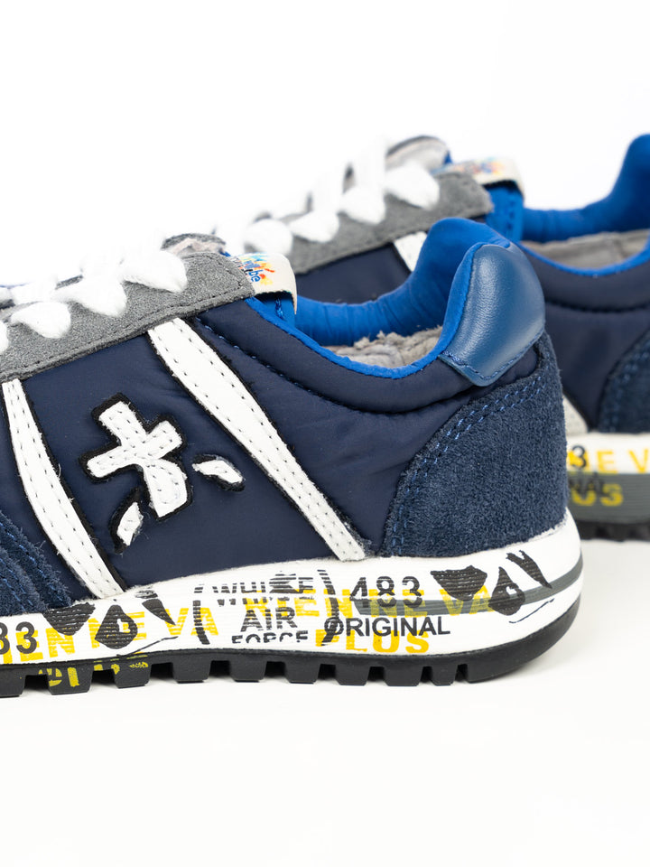 Sky Sneakers mit Logo-Patch - Navy/Grey